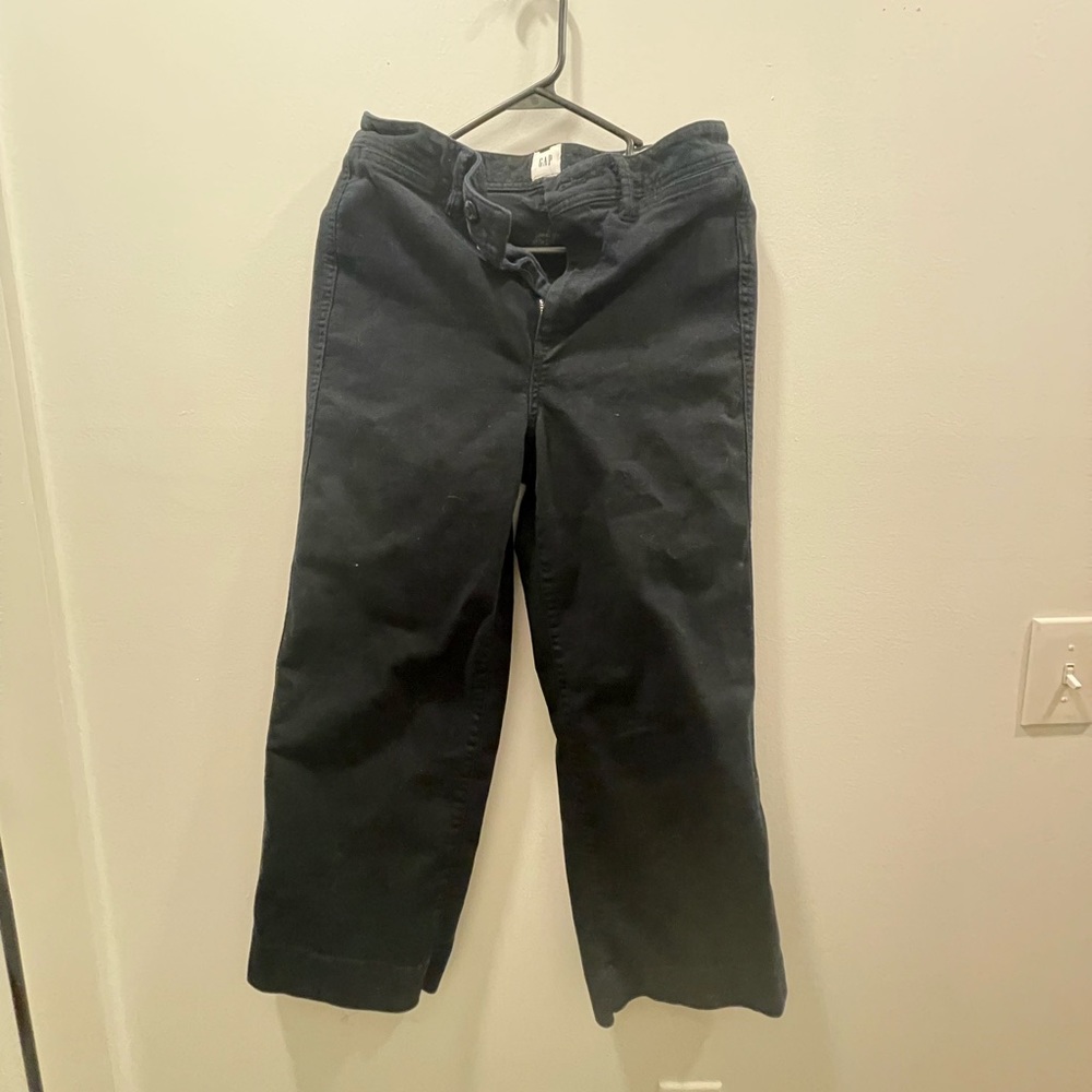 GAP high rise wide leg crop pant